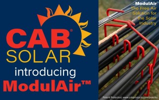 CAB Solar ModulAir - Free Air Cable Hanger Solution